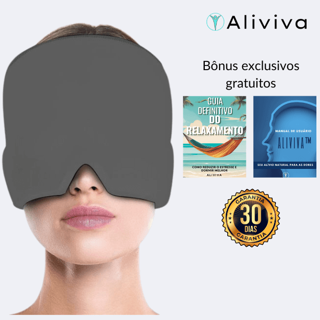 Máscara Aliviva™: Alívio rápido + bônus exclusivos