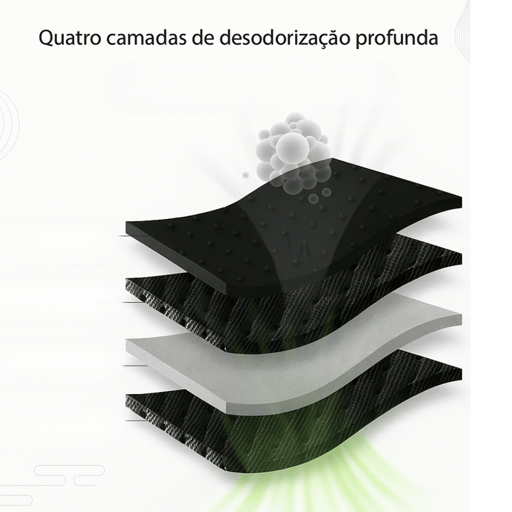Palmilha Para Tênis Anti Odor Modelo FreshChar 4