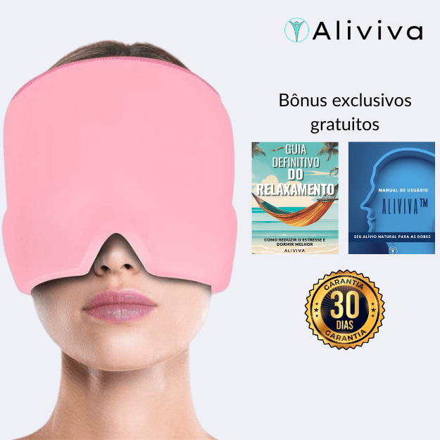 Máscara Aliviva™: Alívio rápido + bônus exclusivos